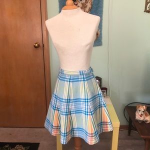 Vintage Plaid Bobbie Brooks Skirt- Union Made